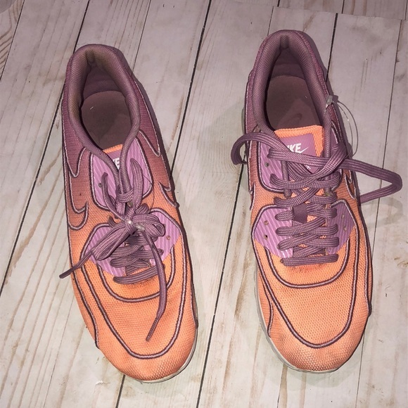 Nike air Max orange and purple ombré sneakers - Picture 1 of 7